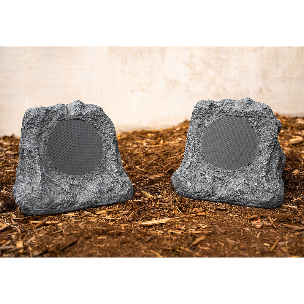 Wireless Rechargeable Bluetooth® Outdoor Rock Speakers