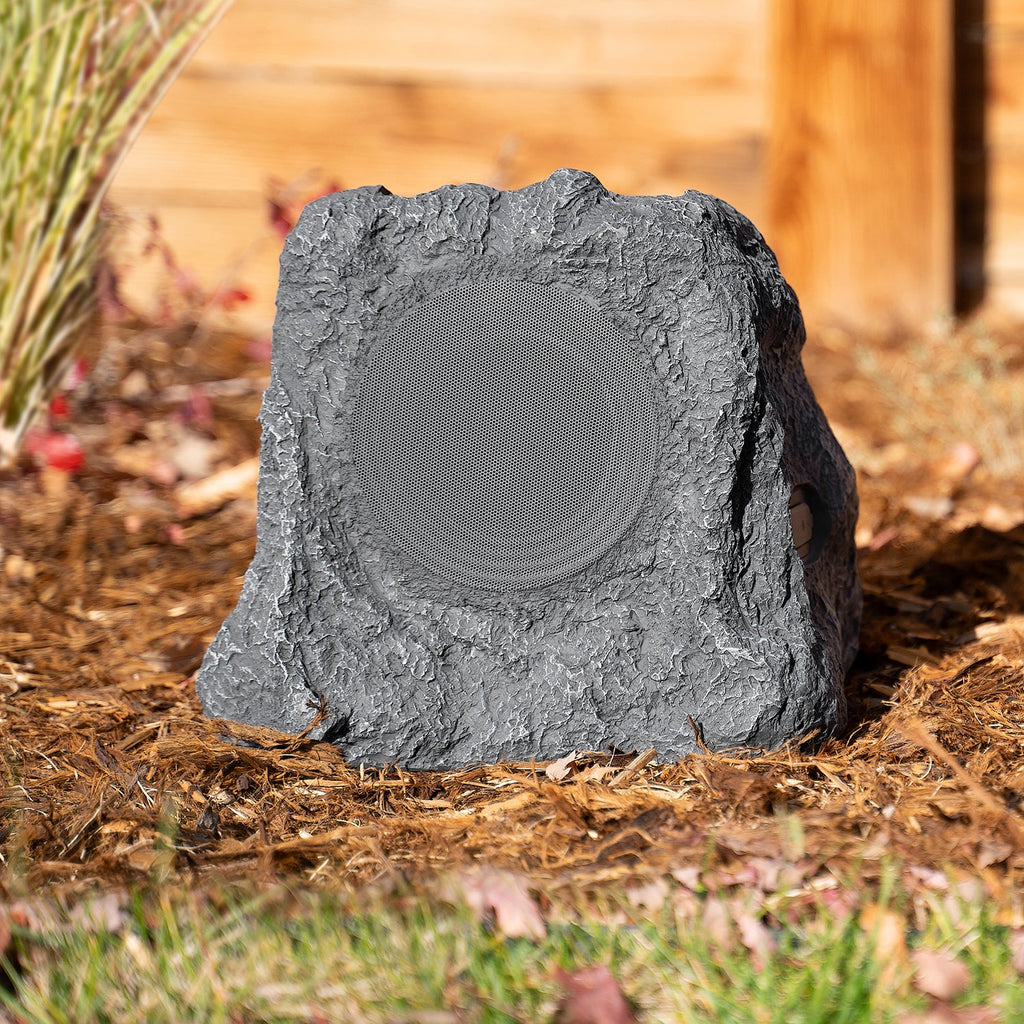 Solar Charging Bluetooth® Outdoor Rock Speakers