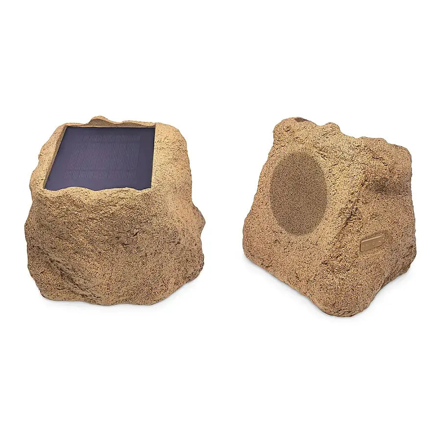 Solar Charging Bluetooth® Outdoor Rock Speakers