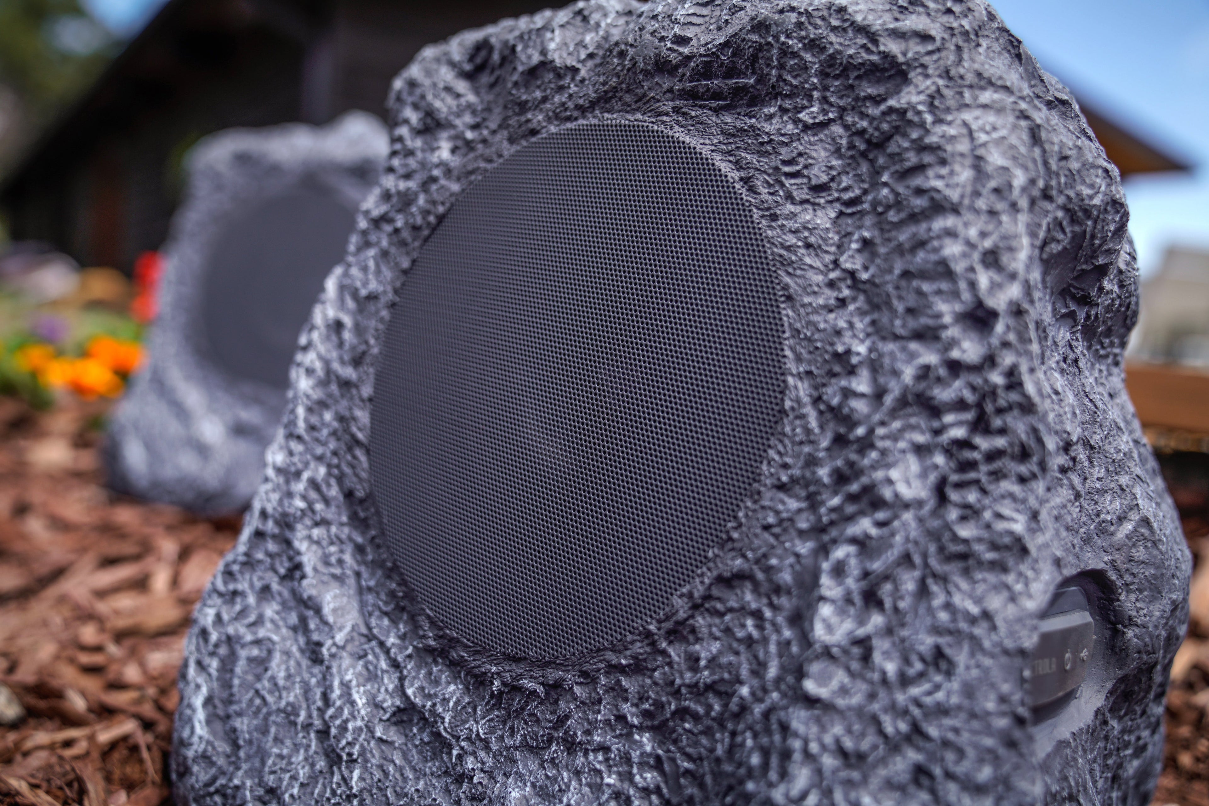 Solar Charging Bluetooth® Outdoor Rock Speakers