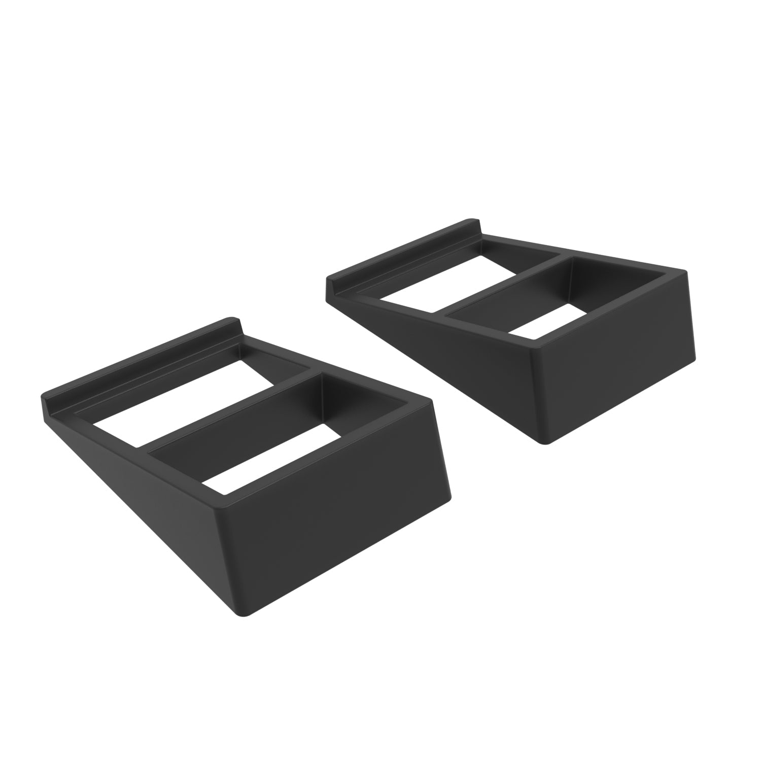 Angled Bookshelf Speaker Stands - Pair