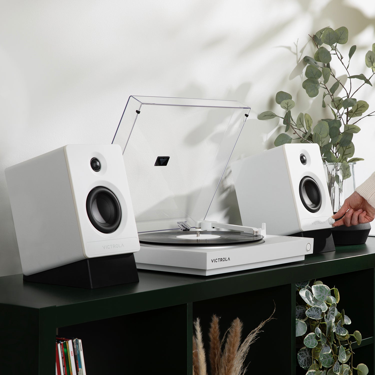 Angled Bookshelf Speaker Stands - Pair