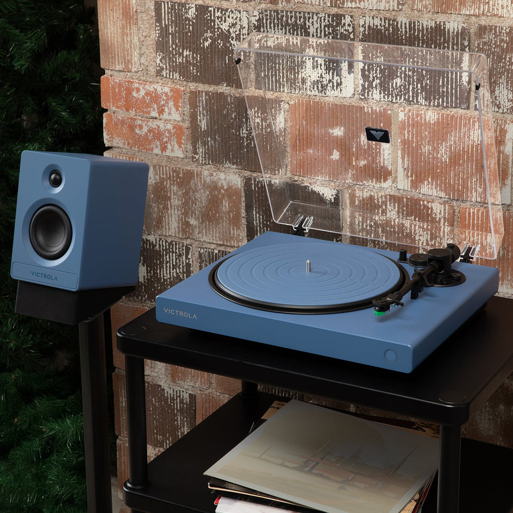 Angled Bookshelf Speaker Stands - Pair