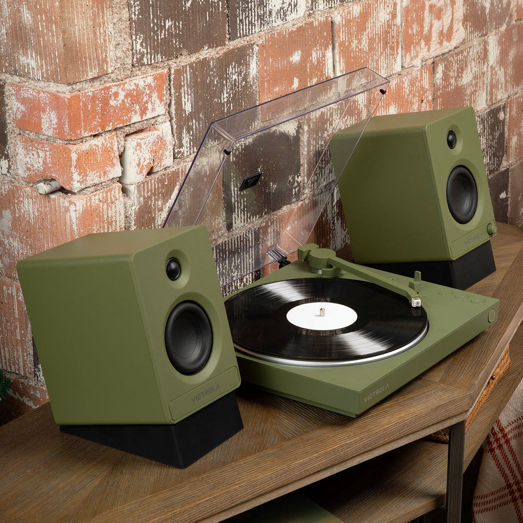 Angled Bookshelf Speaker Stands - Pair