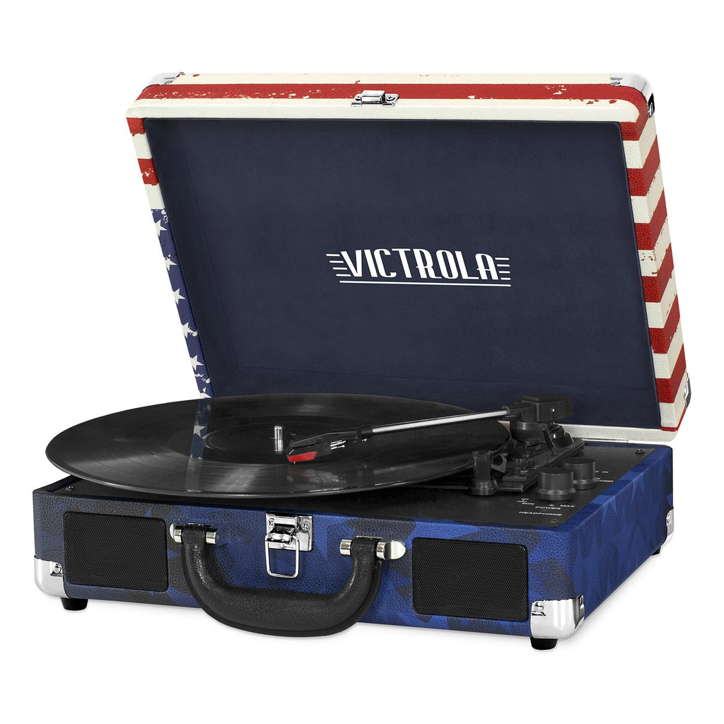 Journey Suitcase Record Player - US Flag
