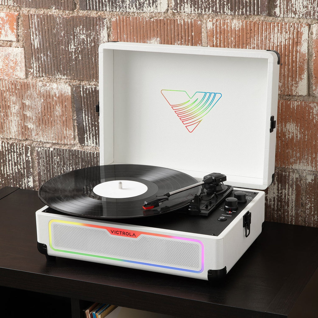 Journey Glow Illuminated Suitcase Record Player