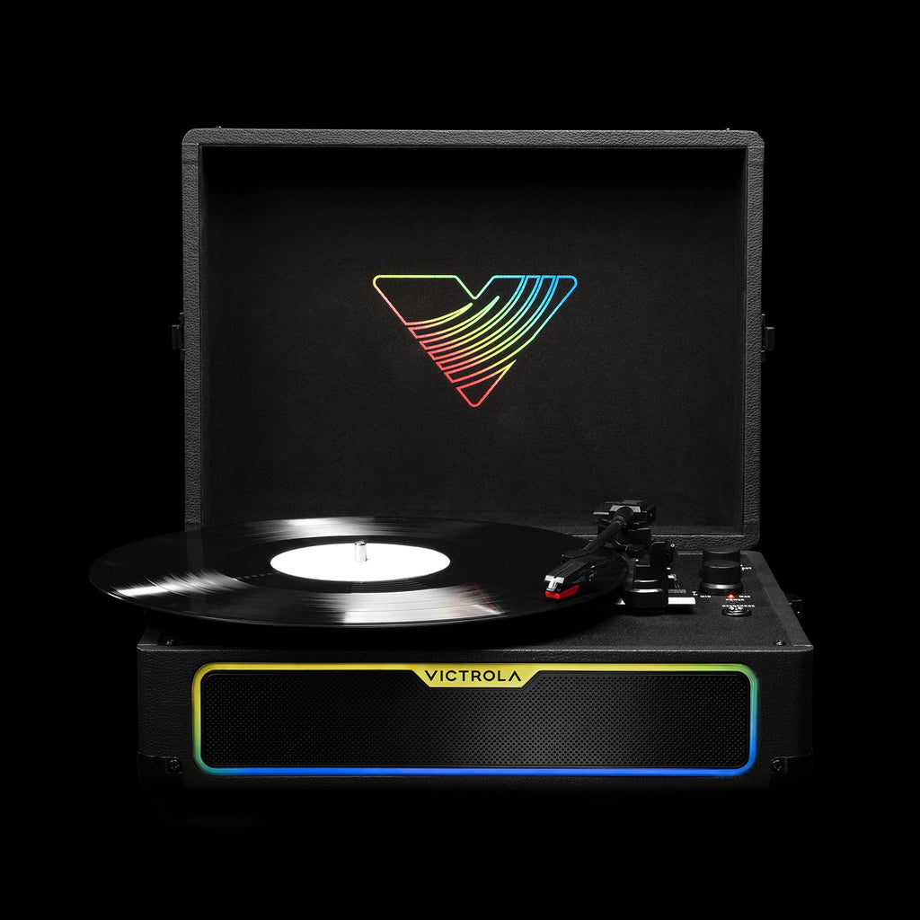 Journey Glow Illuminated Suitcase Record Player