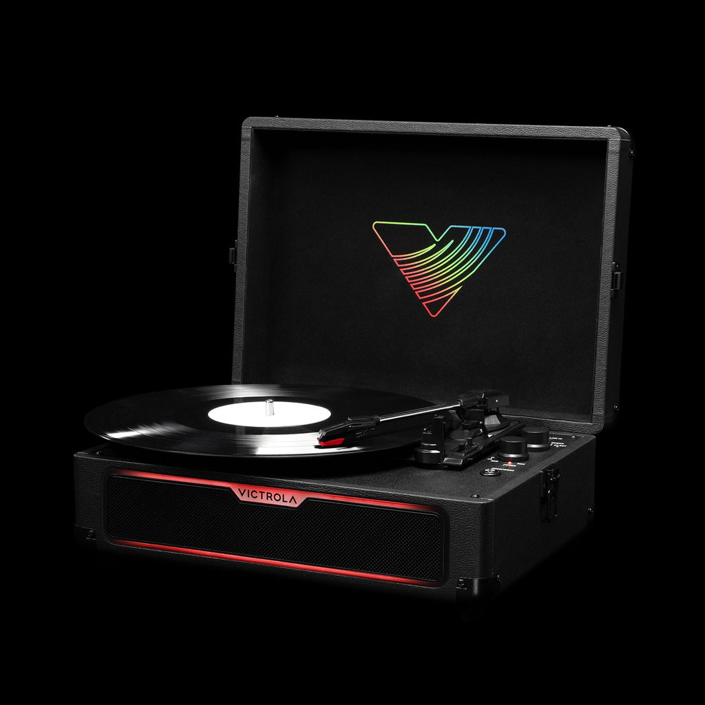 Journey Glow Illuminated Suitcase Record Player