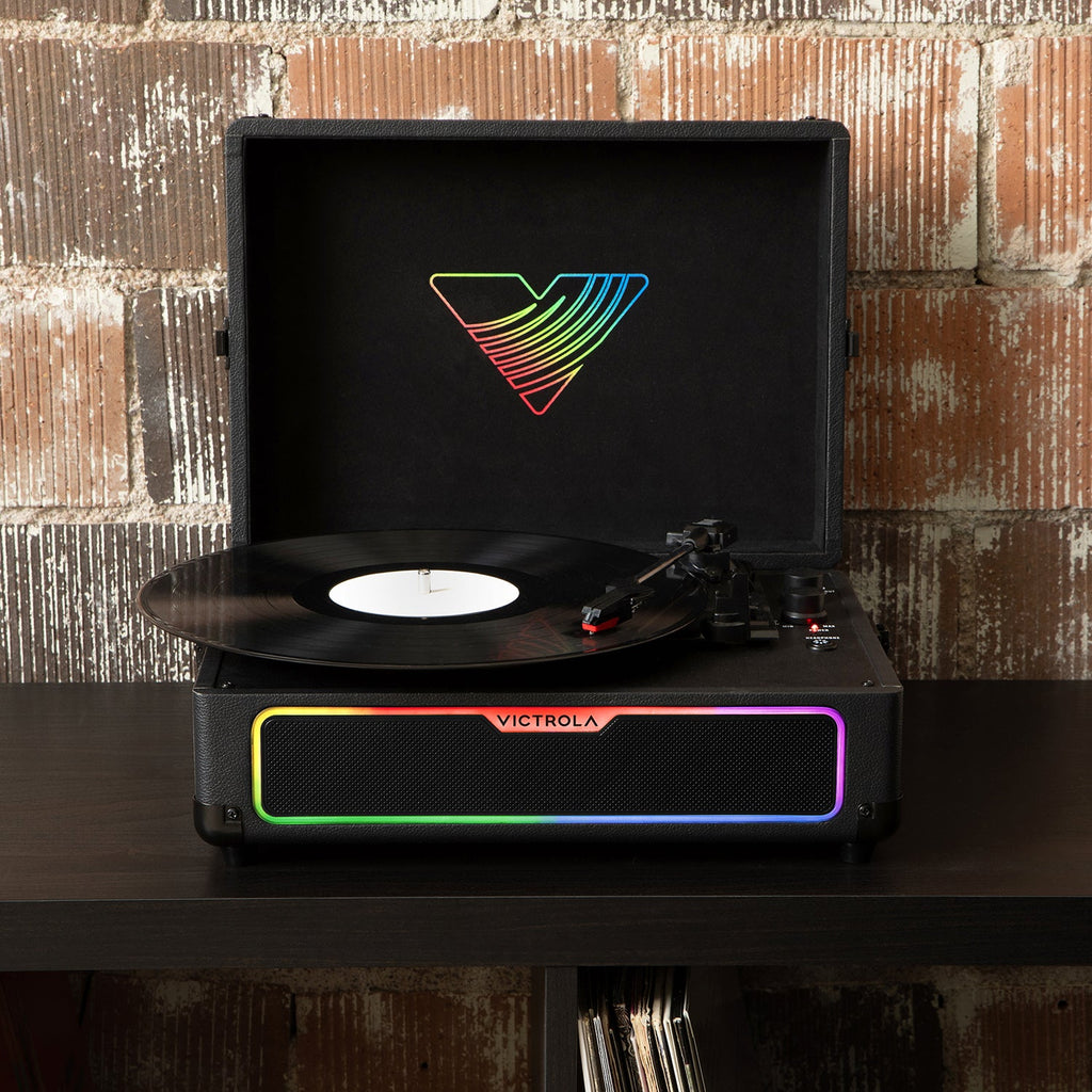 Journey Glow Illuminated Suitcase Record Player