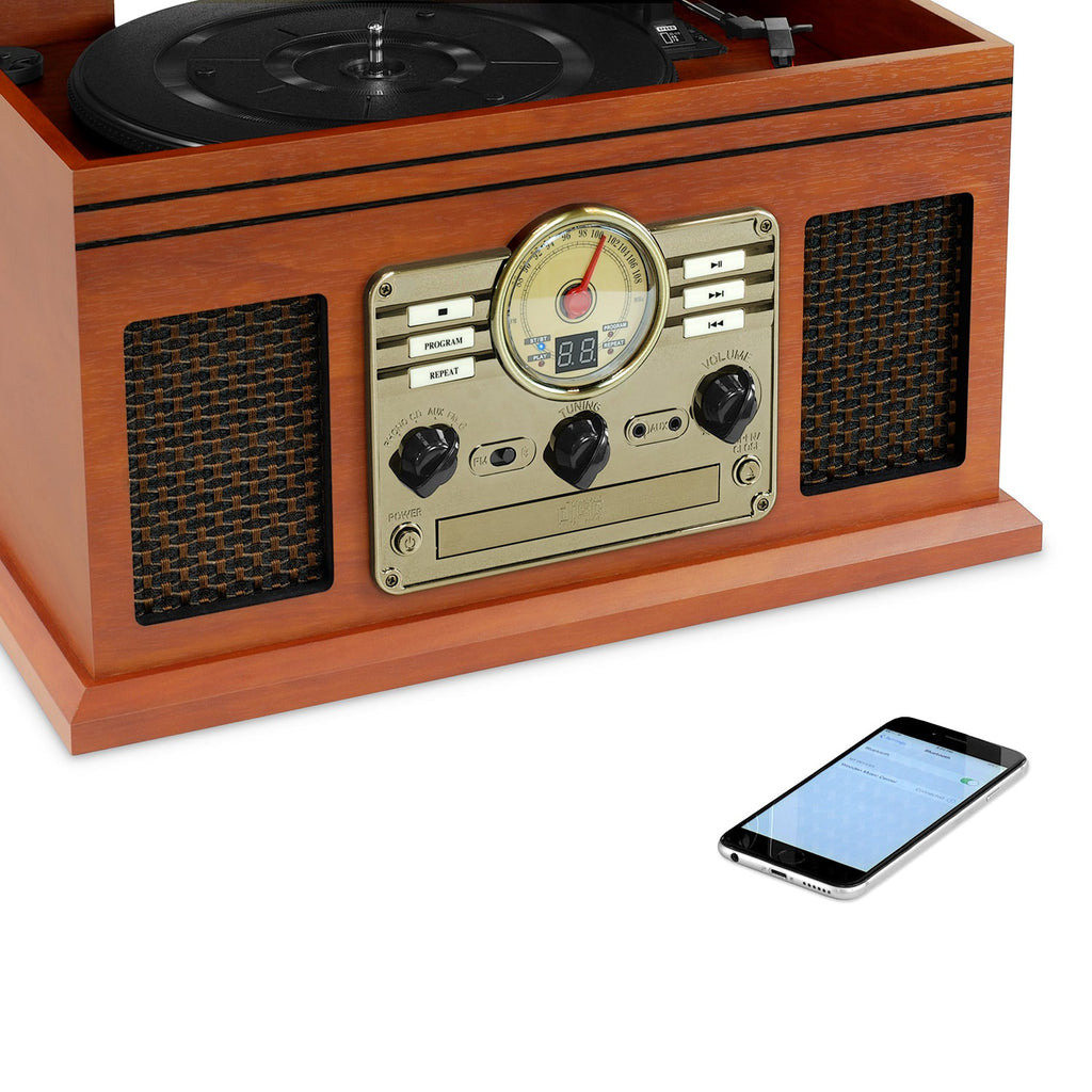 Quincy 6-in-1 Nostalgic Record Player