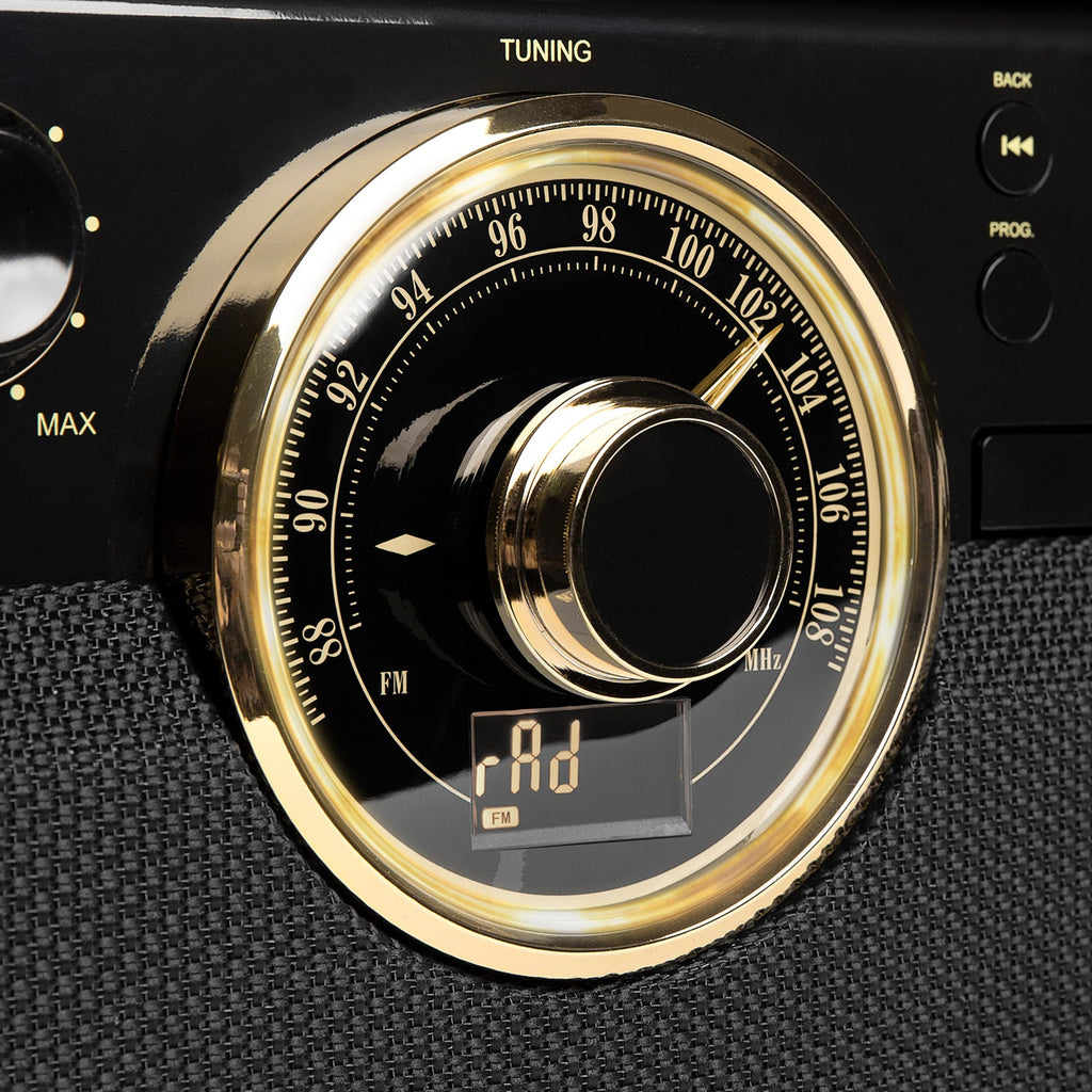 Empire 6-in-1 Wood Record Player