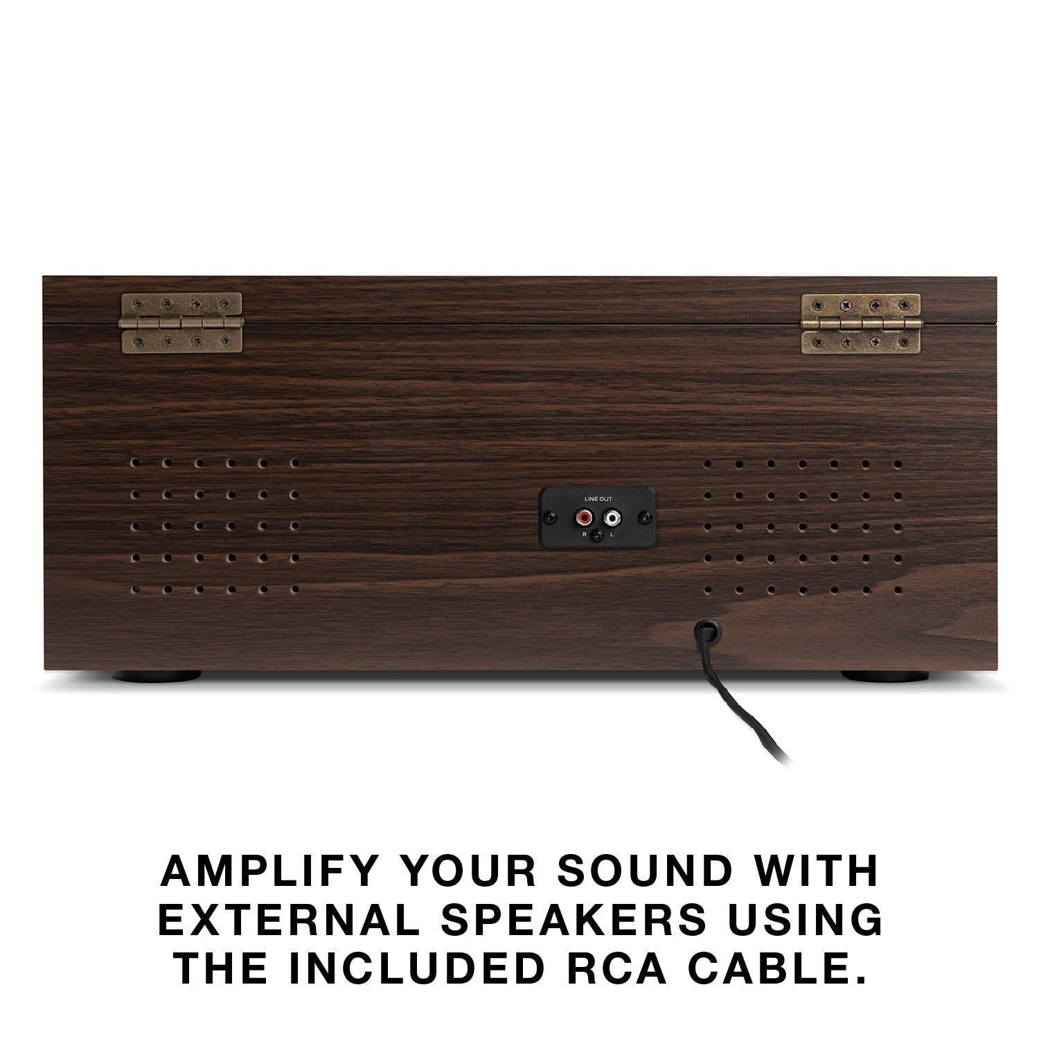 Empire 6-in-1 Wood Record Player