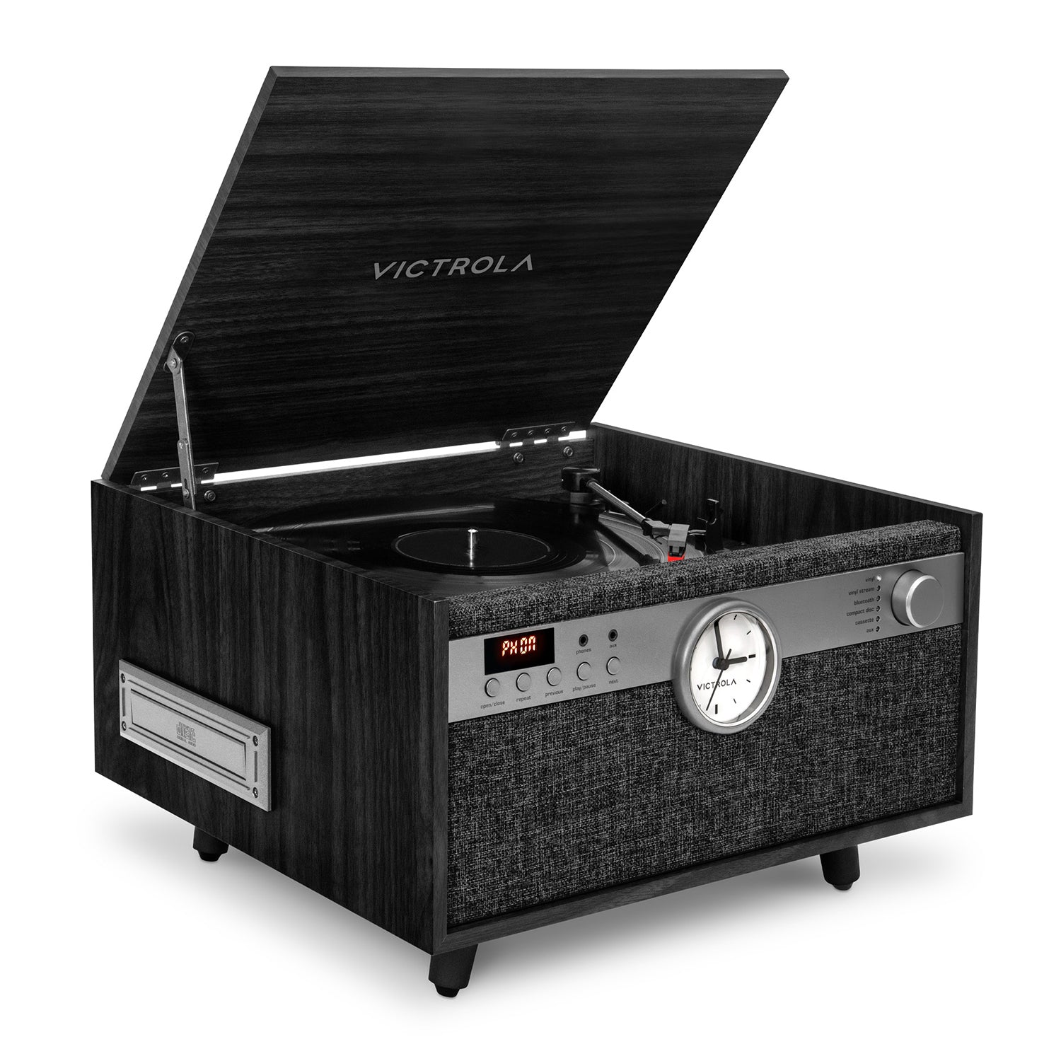 Century Signature+ 6-in-1 Wood Record Player