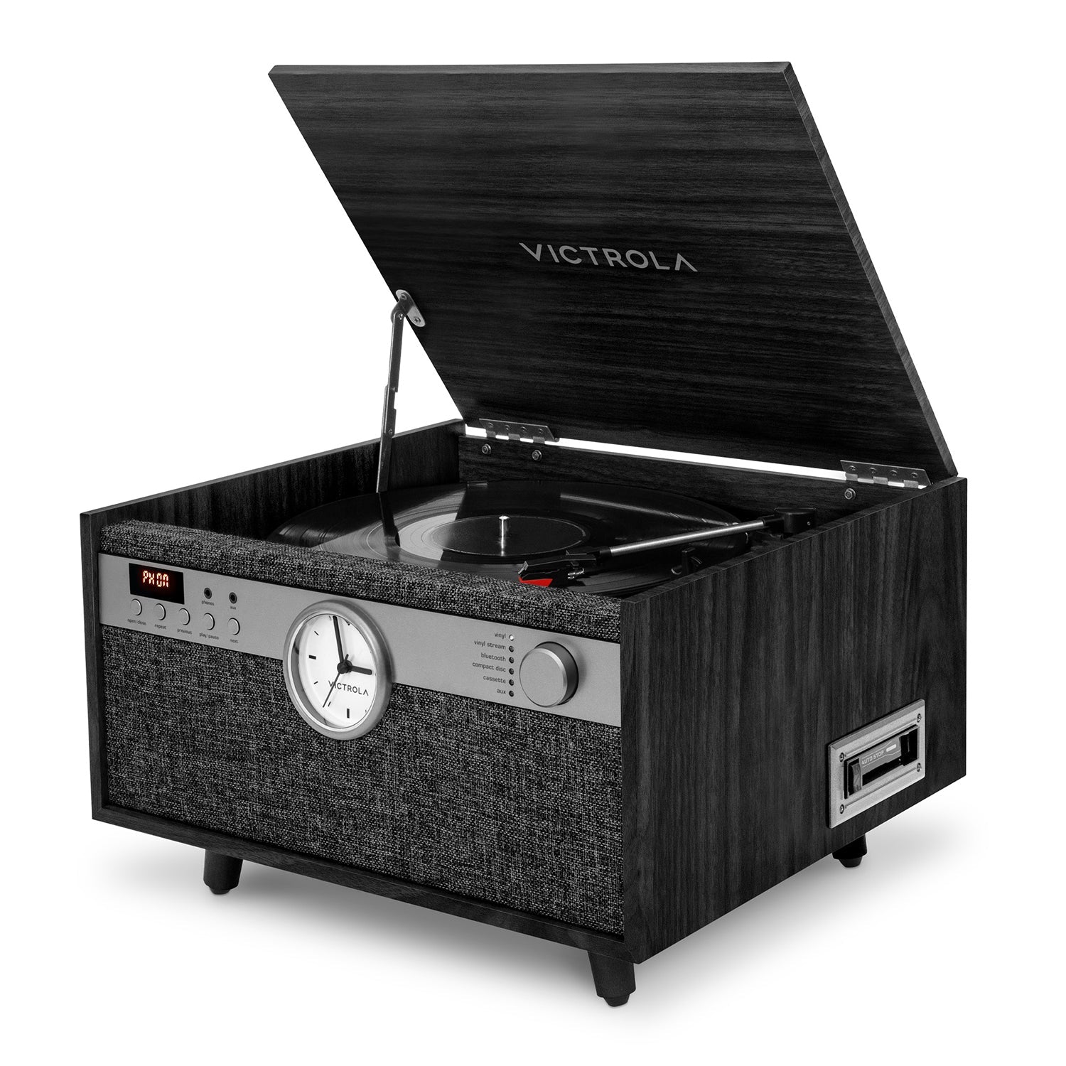 Century Signature+ 6-in-1 Wood Record Player
