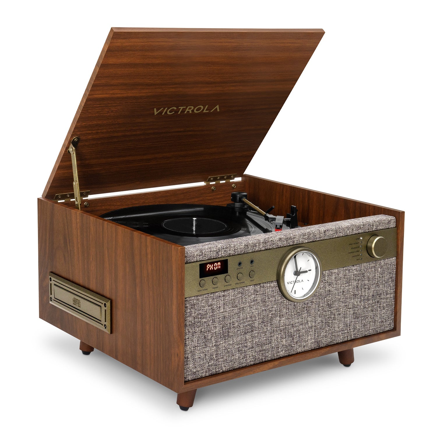 Century Signature+ 6-in-1 Wood Record Player