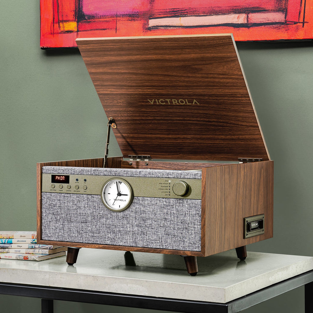 Century Signature+ 6-in-1 Wood Record Player