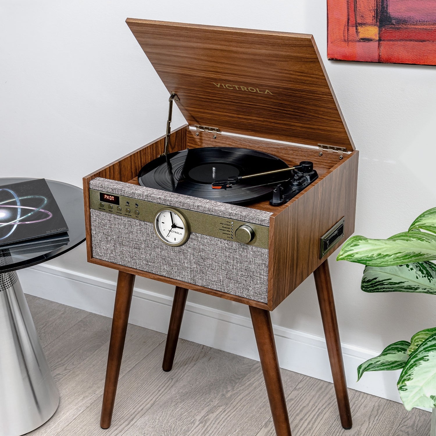 Century Signature+ 6-in-1 Wood Record Player